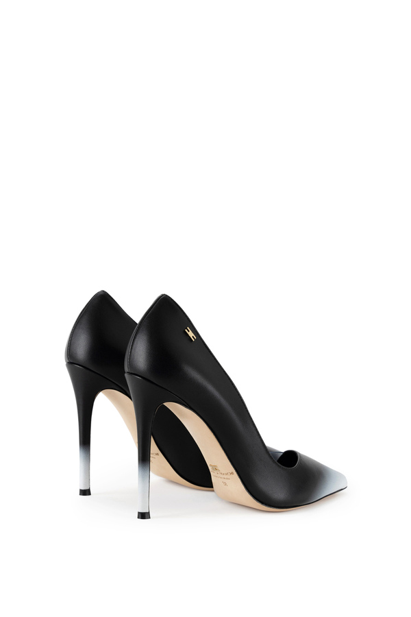 Shaded leather pumps - Elisabetta Franchi® Outlet