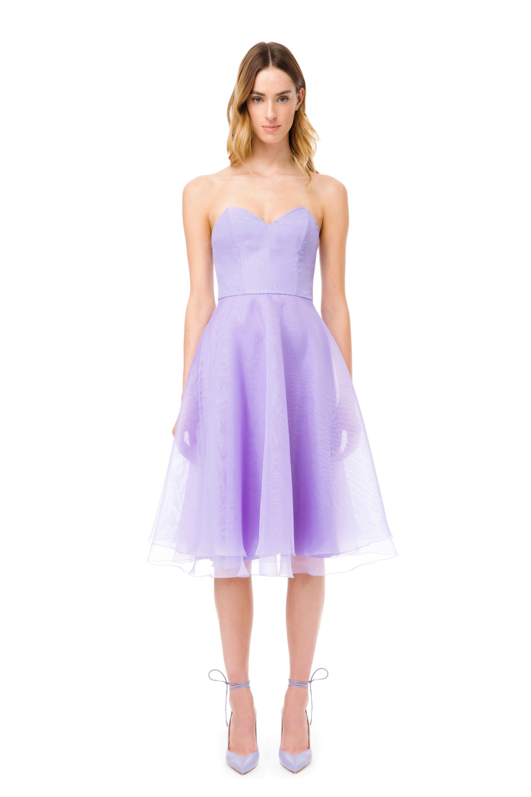 Midi-Kleid aus Organza - special sale | Elisabetta Franchi® Outlet