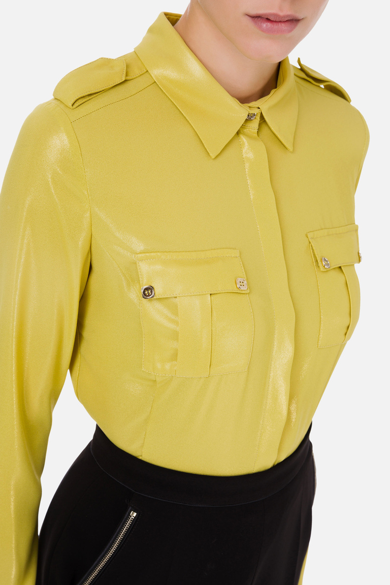 Chemise avec poches - -50% da prezzo outlet | Elisabetta Franchi® Outlet