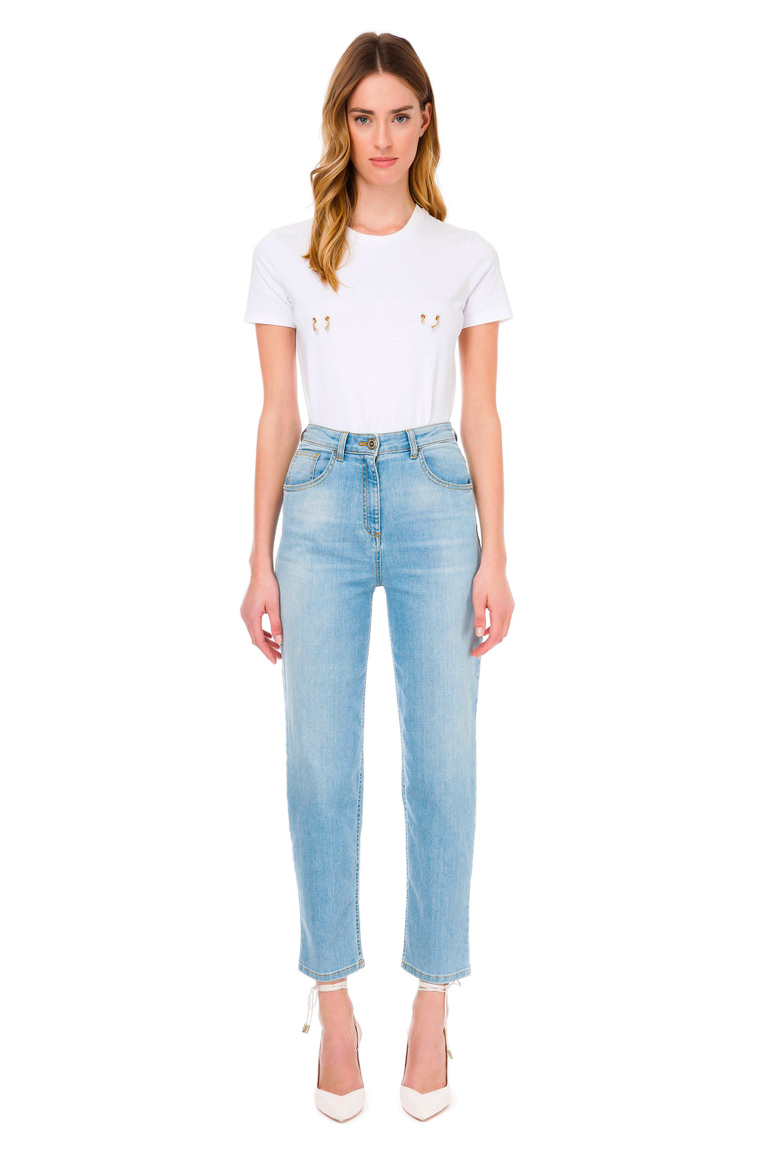 Jeans dritto Elisabetta Franchi - Jeans skinny | Elisabetta Franchi® Outlet