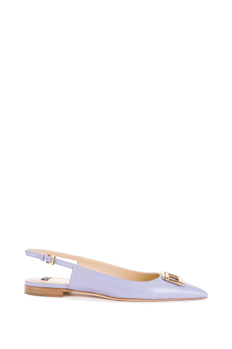 Bailarinas Elisabetta Franchi - Zapatos escotados con punta | Elisabetta Franchi® Outlet