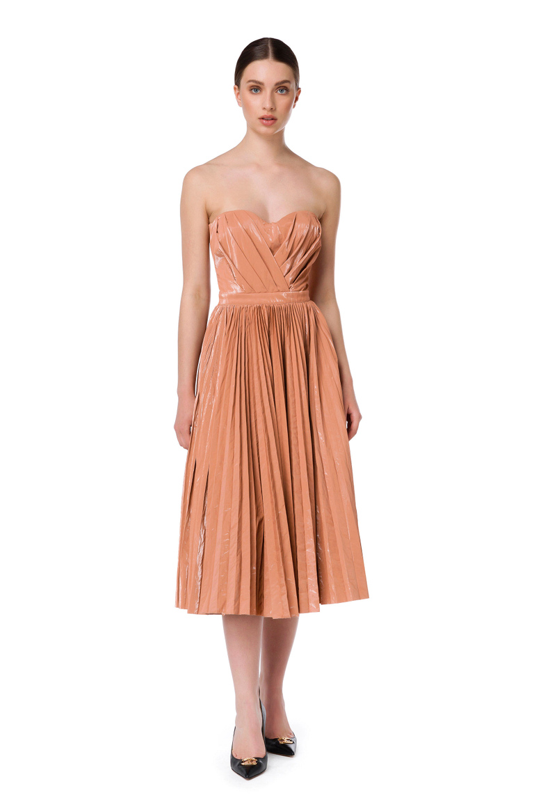 Dress with gathered bodice - Midi Dress | Elisabetta Franchi® Outlet