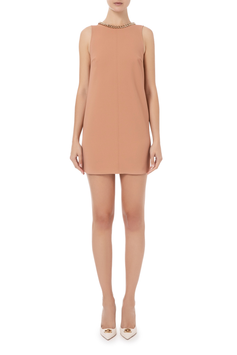 Short sleeveless dress - Dresses | Elisabetta Franchi® Outlet
