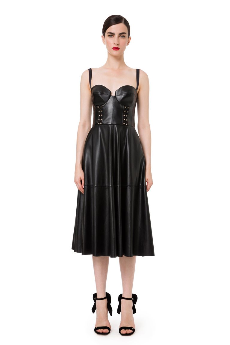 Dress with bodice and circle skirt - Special prices | Elisabetta Franchi® Outlet
