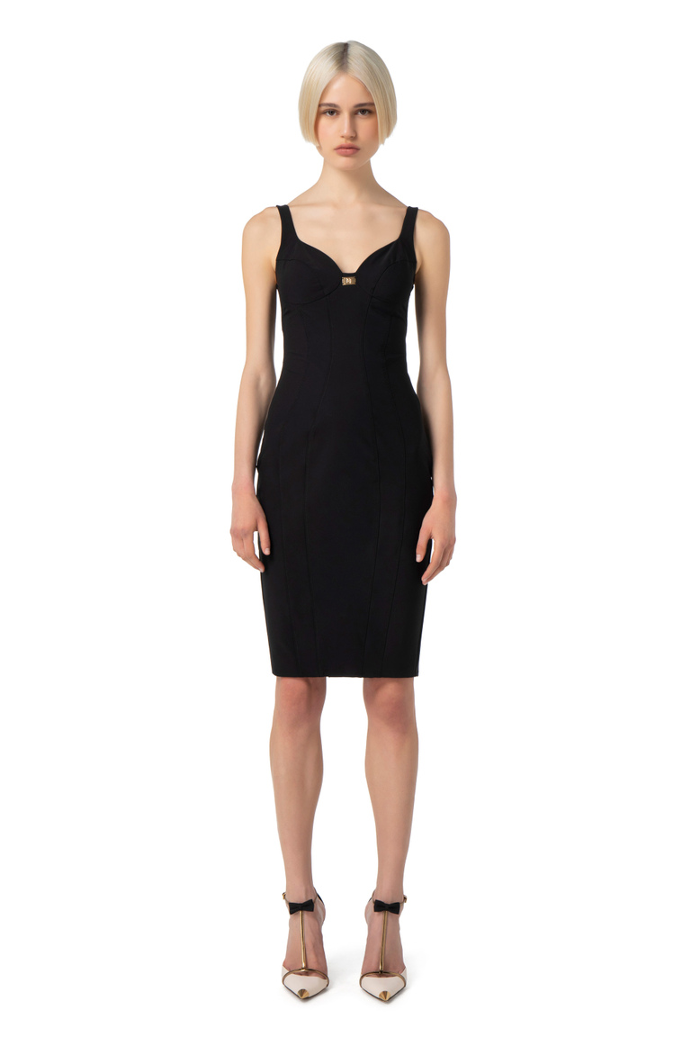 Midi-Schlauchkleid mit Cups - Etuikleider | Elisabetta Franchi® Outlet