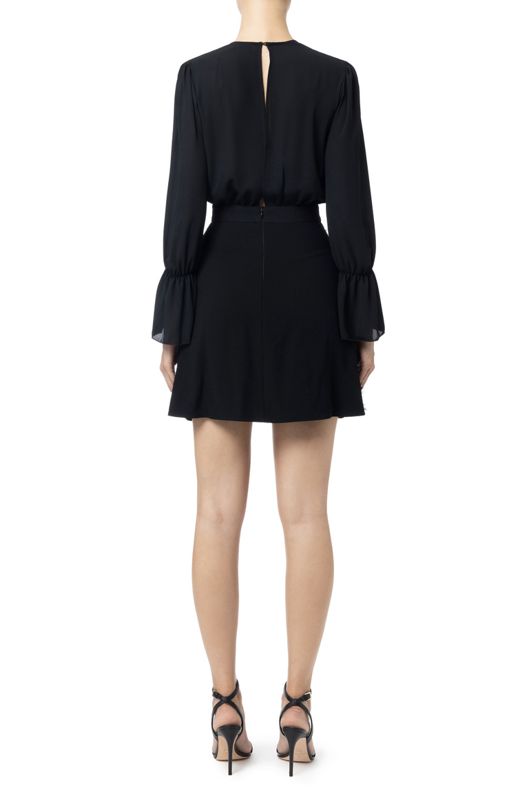 Abito in georgette - Abiti & Tute | Elisabetta Franchi® Outlet