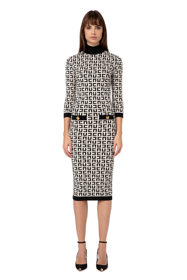 Calf-length dress - Midi Dress | Elisabetta Franchi® Outlet
