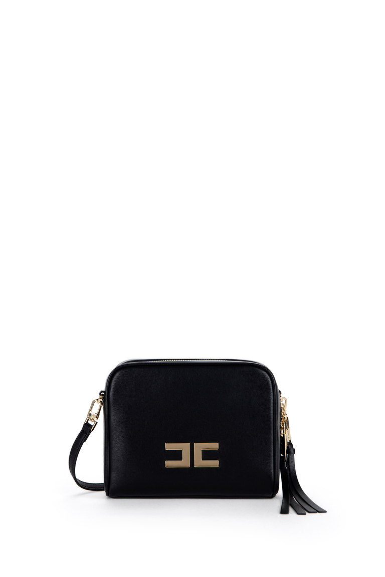 Clutch-Tasche mit Elisabetta Franchi-Logo - Clutches | Elisabetta Franchi® Outlet