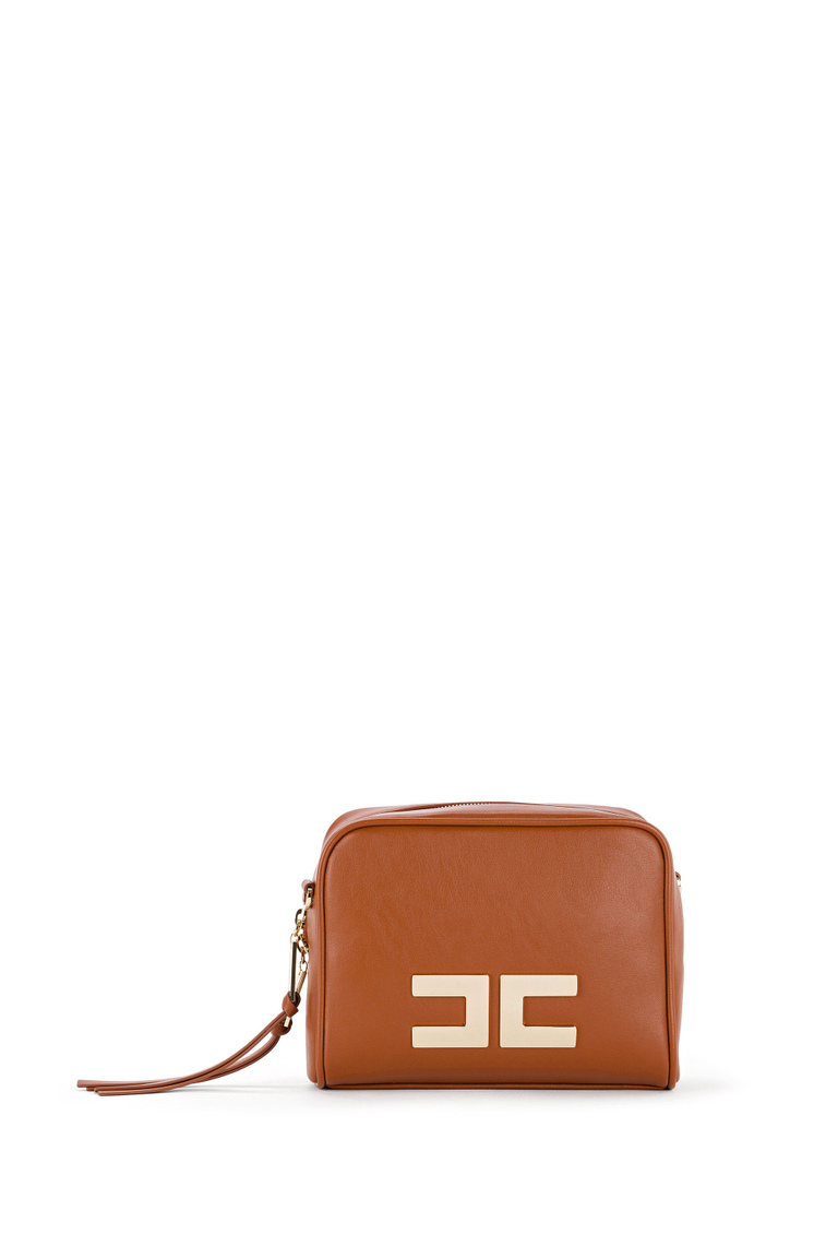 Clutch bag with Elisabetta Franchi Logo - Bags | Elisabetta Franchi® Outlet