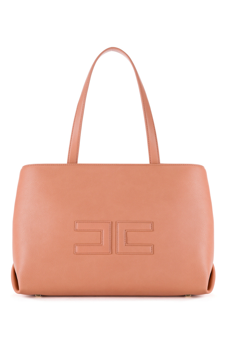 Sac shopper avec logo et longue poignée - Shopping Bags | Elisabetta Franchi® Outlet