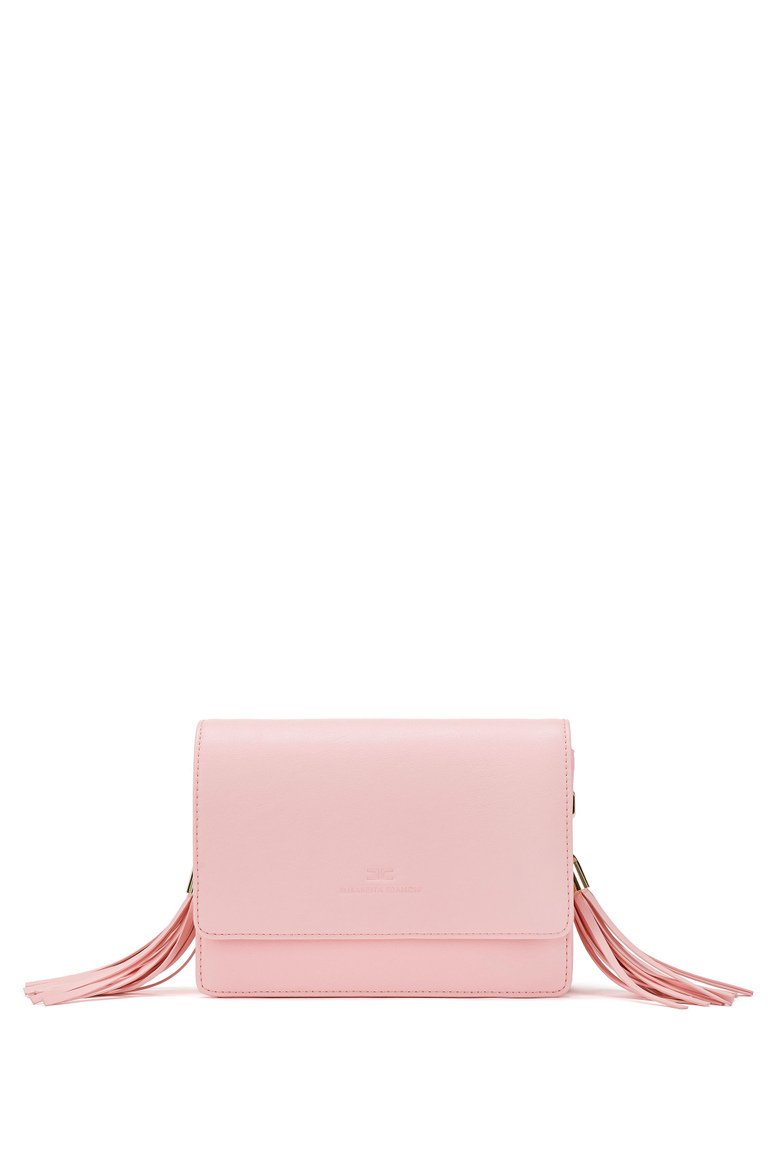 Bag with tassels - Shoulder Bags | Elisabetta Franchi® Outlet
