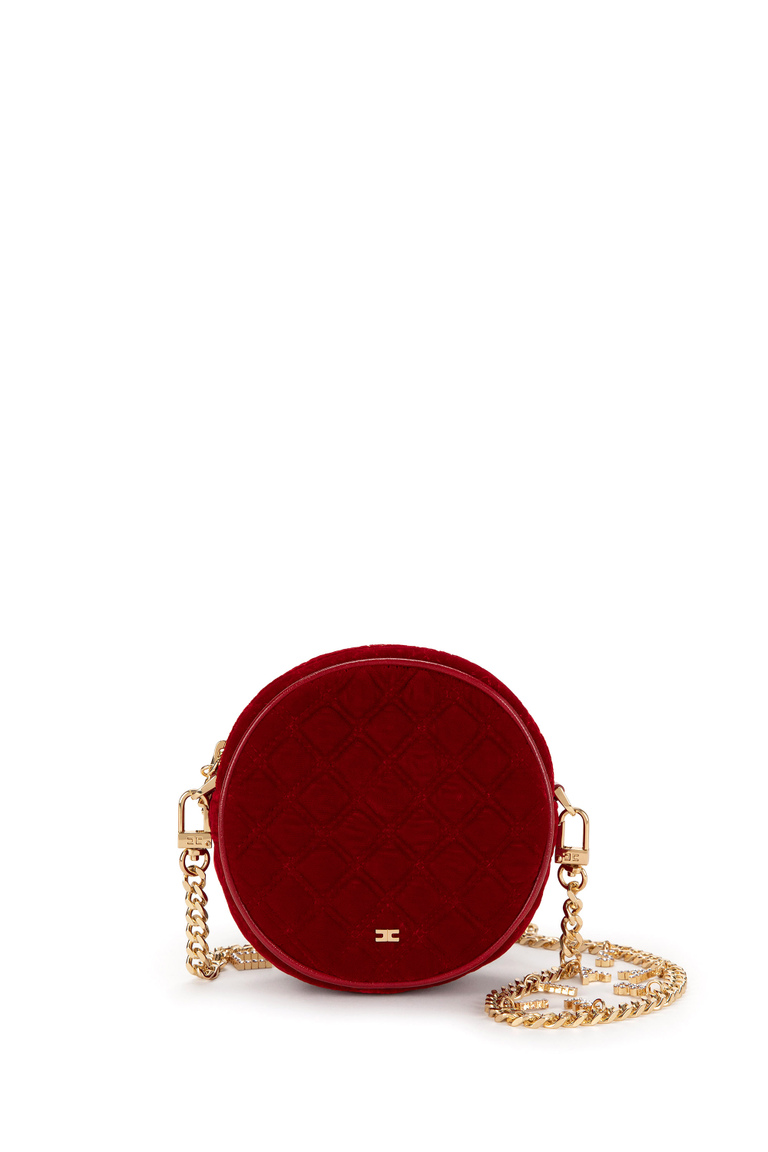 Quilted round bag con charms - Strap Bags | Elisabetta Franchi® Outlet