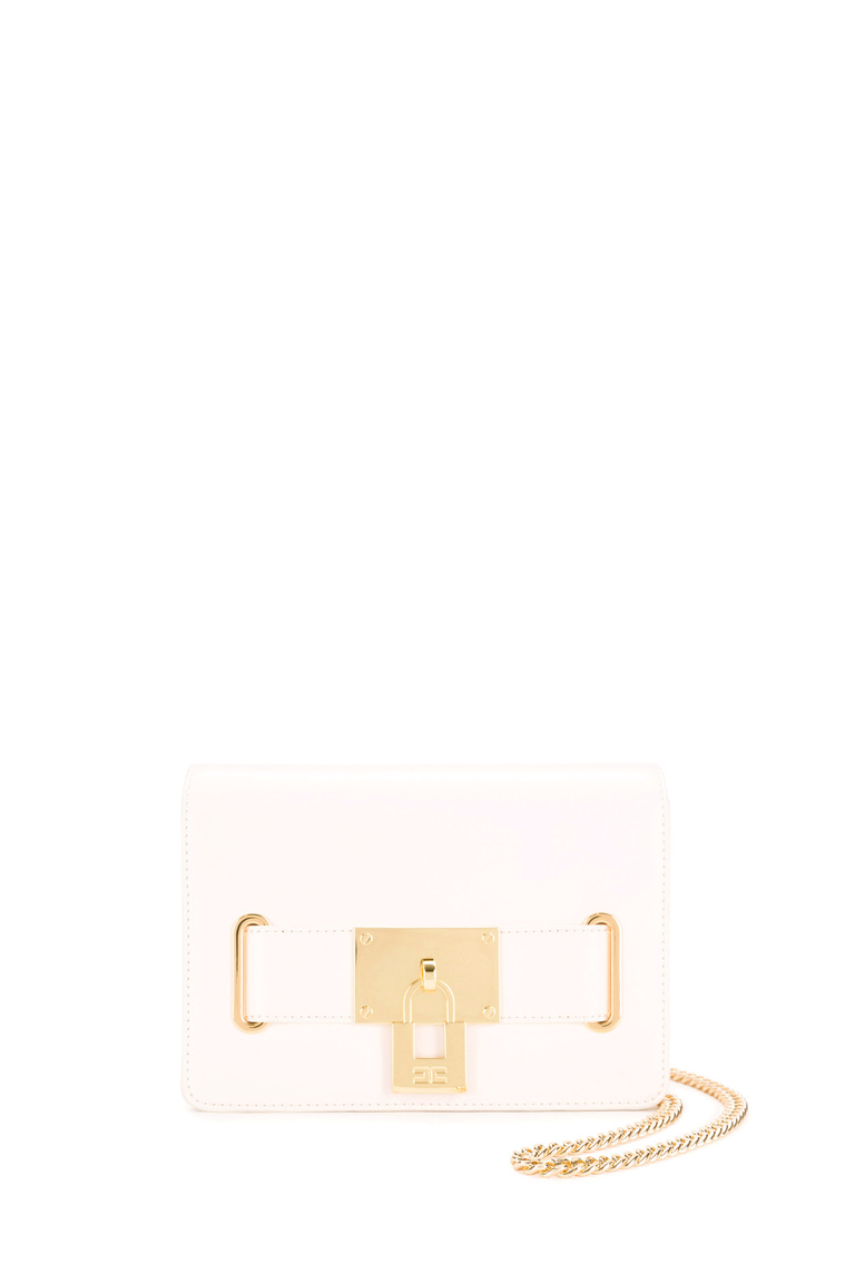 Shoulder bag with padlock pattern - Bags | Elisabetta Franchi® Outlet