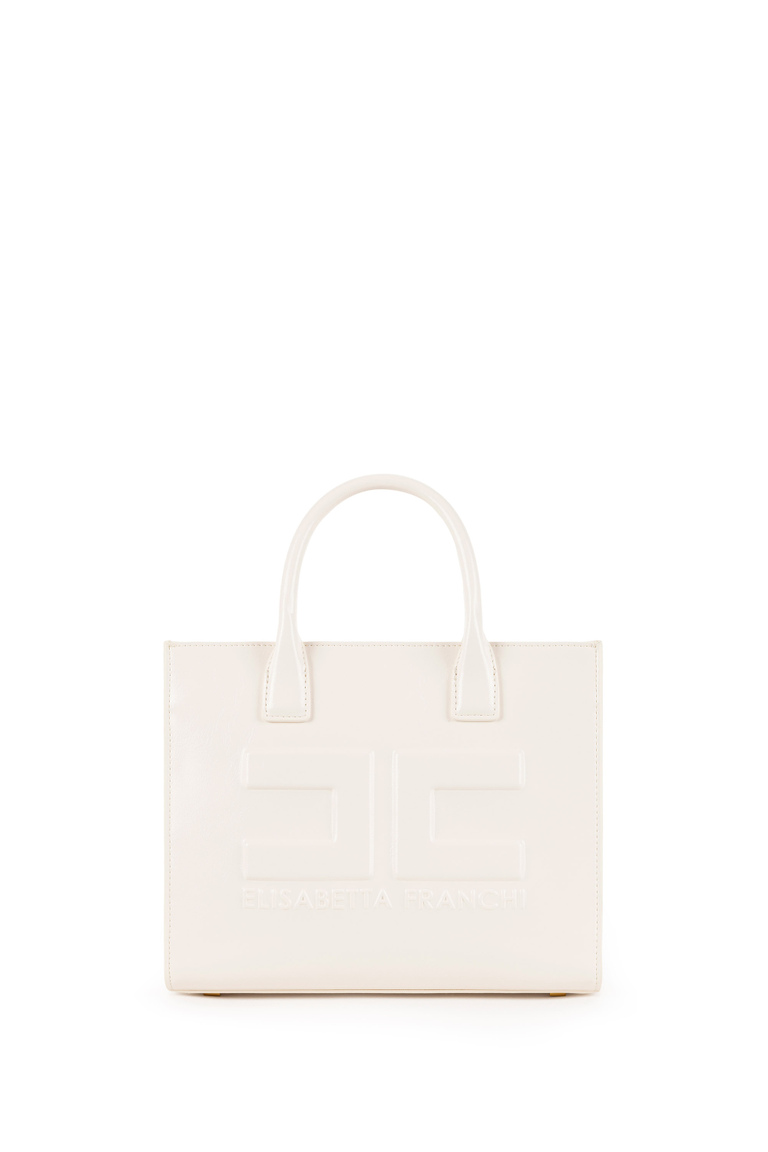 Shopper with shoulder strap - Strap Bags | Elisabetta Franchi® Outlet