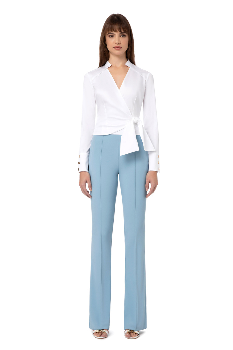 Stretch shirt - Shirts and Blouses | Elisabetta Franchi® Outlet