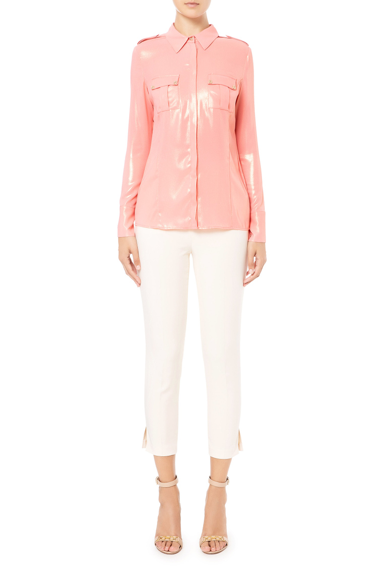 Blouse with pockets - Topwear | Elisabetta Franchi® Outlet