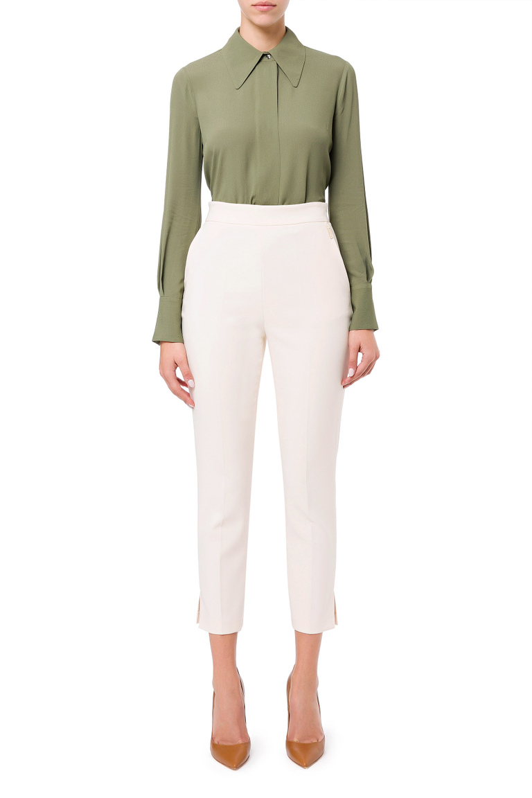 Blouse with long sleeves - Blouses | Elisabetta Franchi® Outlet