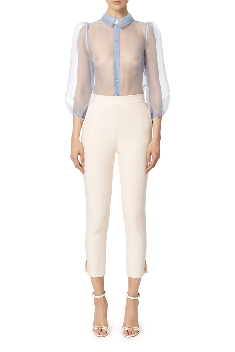 Camicia con manica a sbuffo - Camicie e bluse | Elisabetta Franchi® Outlet