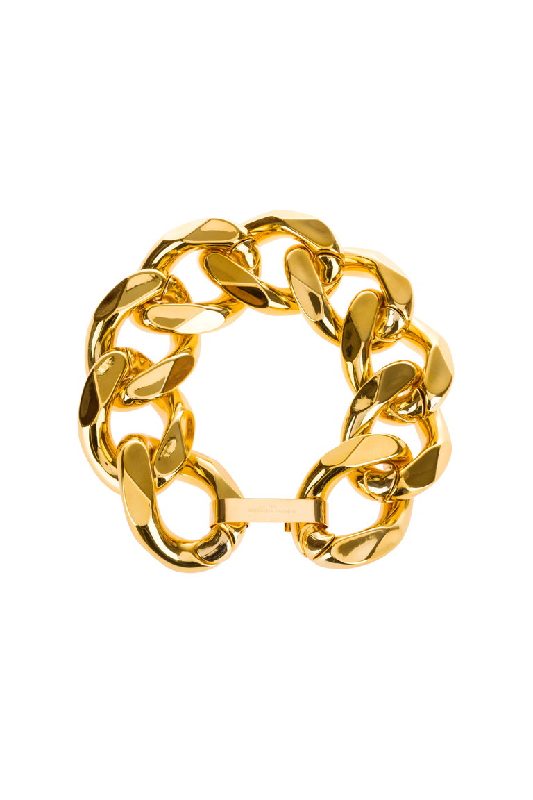 Maxi gold chain necklace - Jewels | Elisabetta Franchi® Outlet