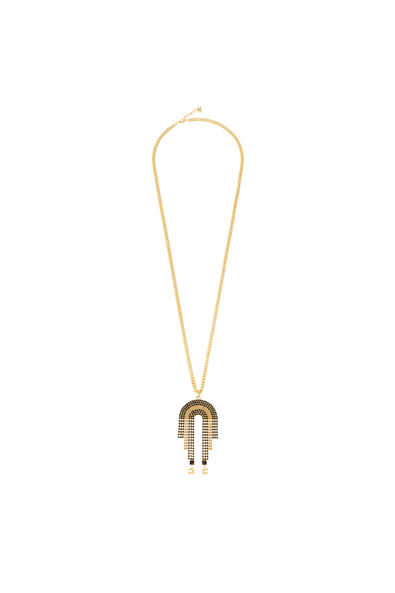 Long collier avec chaîne à micro pendentifs - Bijoux | Elisabetta Franchi® Outlet