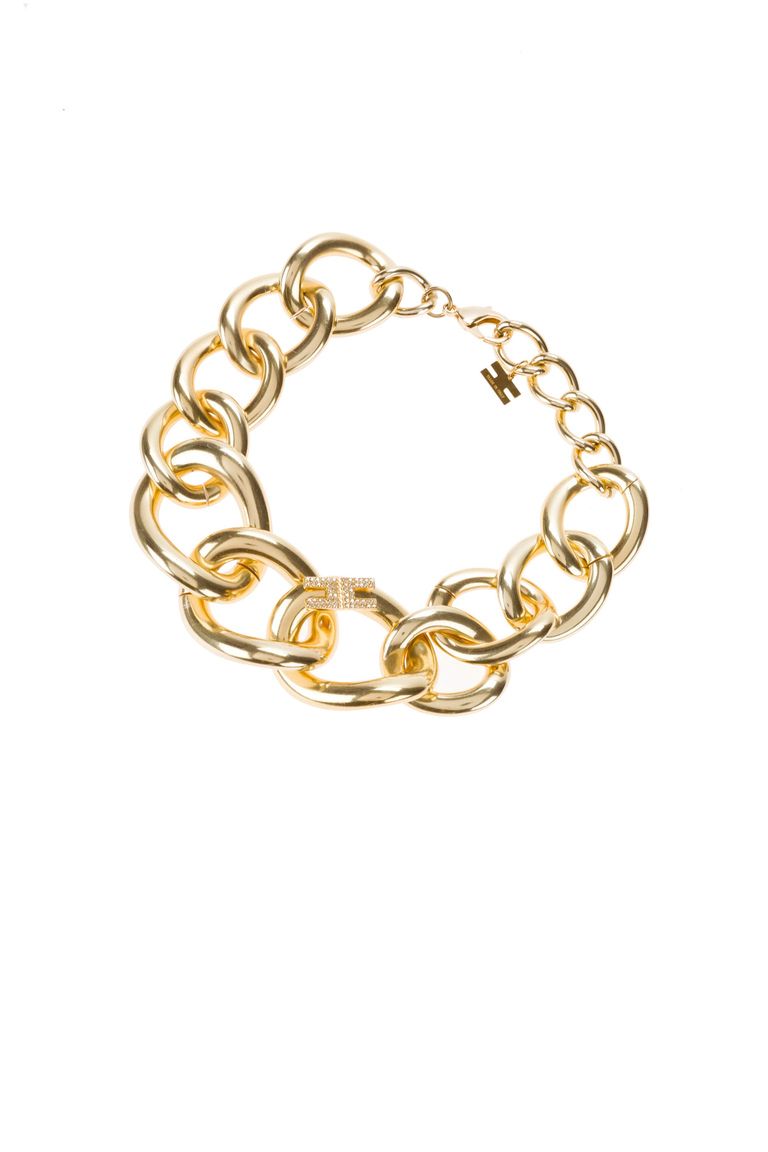 Elisabetta Franchi maxi chain necklace - Accessories | Elisabetta Franchi® Outlet