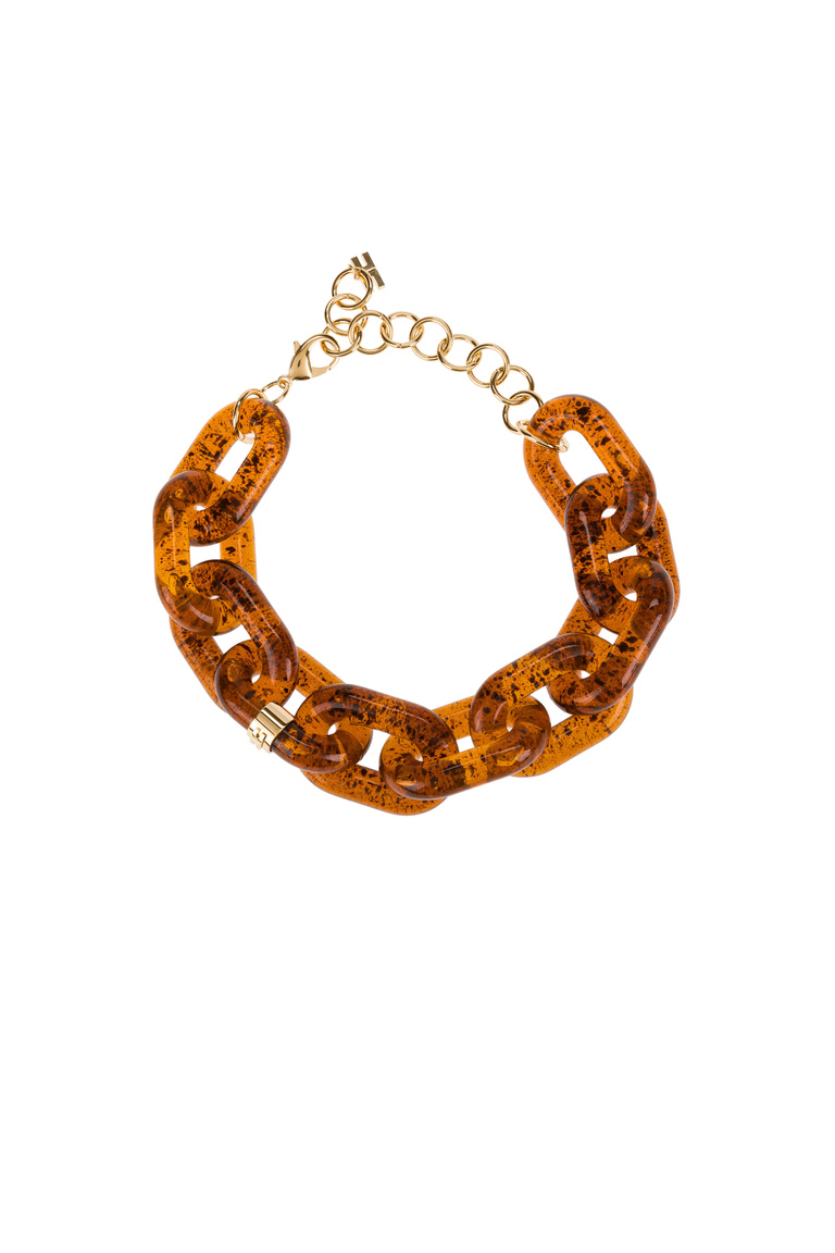 Elisabetta Franchi resin necklace - Jewels | Elisabetta Franchi® Outlet