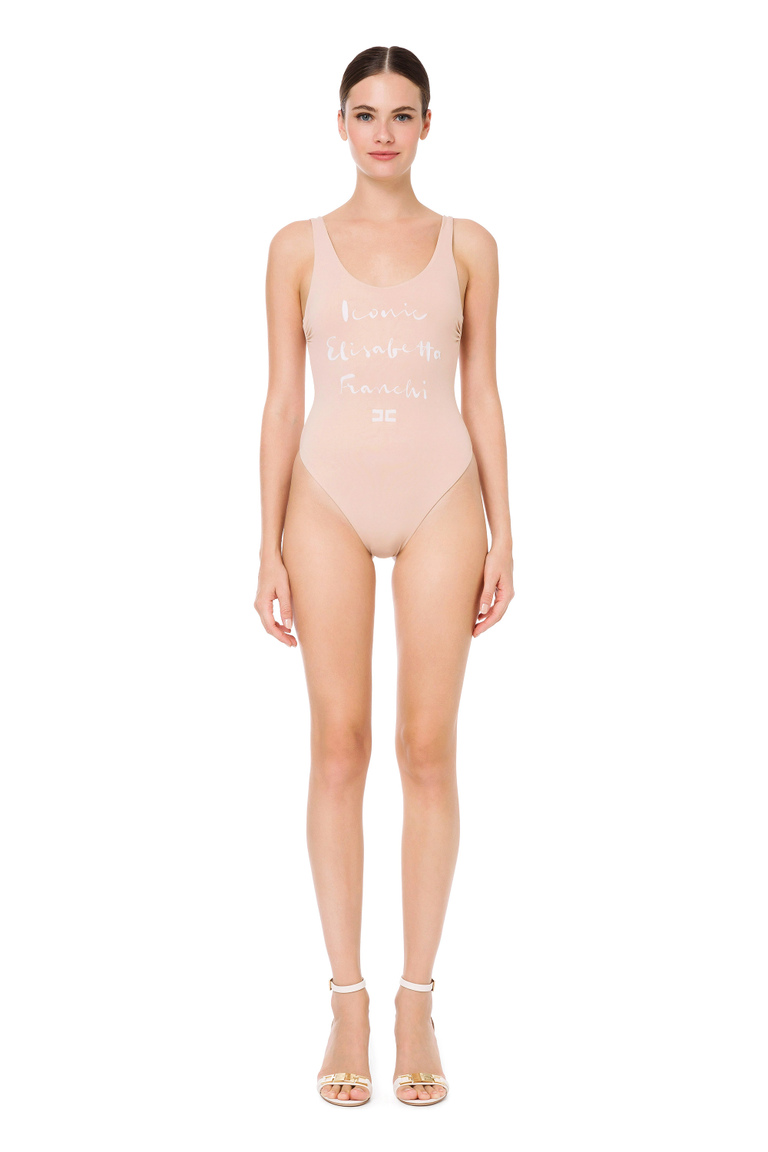 Elisabetta Franchi Iconic one-piece swimsuit - Beachwear | Elisabetta Franchi® Outlet