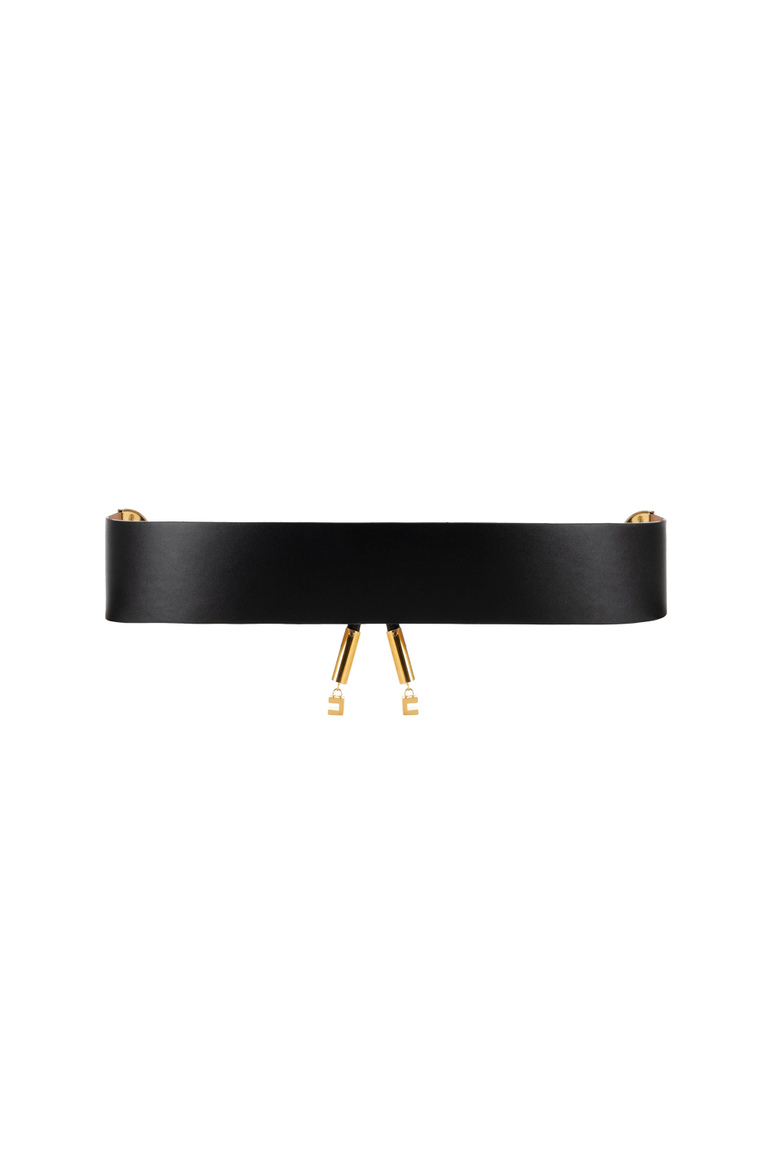 Cinturón alto de piel sintética con nudo - Cinturones | Elisabetta Franchi® Outlet