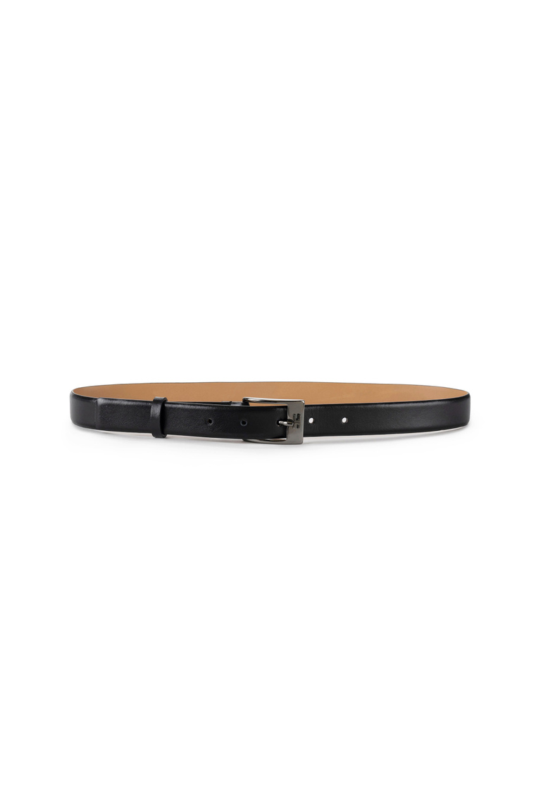 Thin laminated faux leather belt - Accessories | Elisabetta Franchi® Outlet