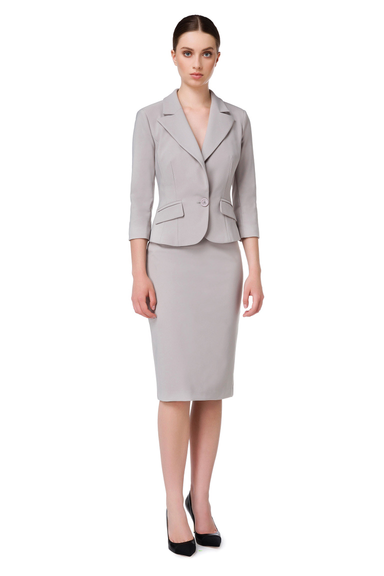 Blazer with bows and lapels - Coats And Jackets | Elisabetta Franchi® Outlet