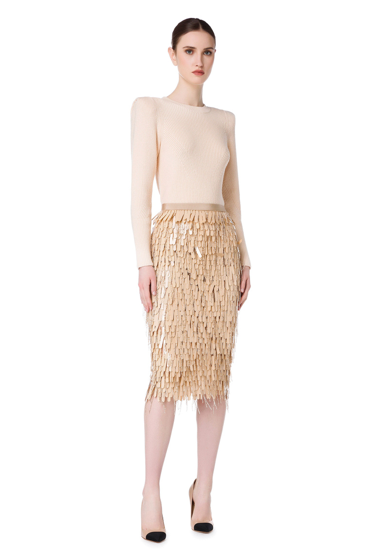 Elisabetta Franchi pencil skirt - Skirts | Elisabetta Franchi® Outlet