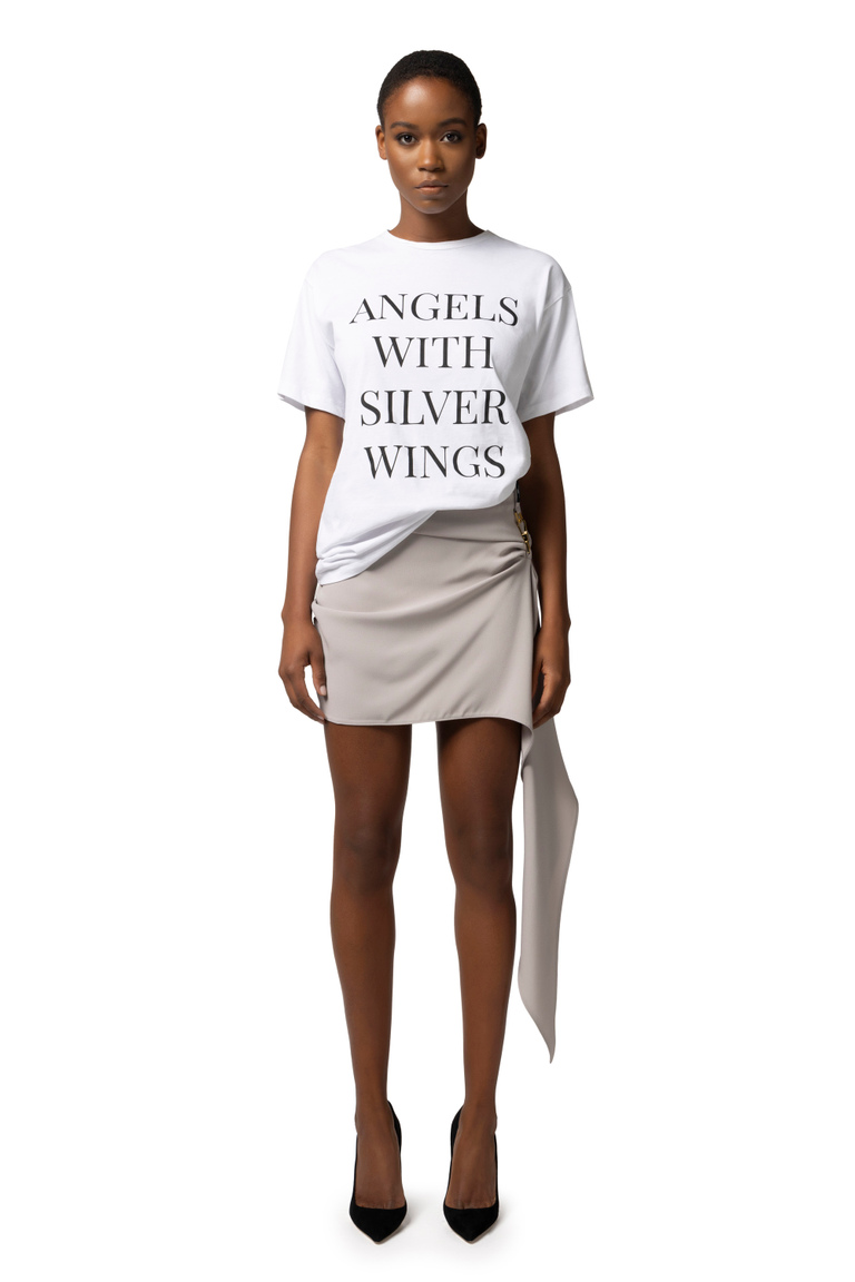 T-shirt en jersey avec imprimé - Top et T-shirts | Elisabetta Franchi® Outlet