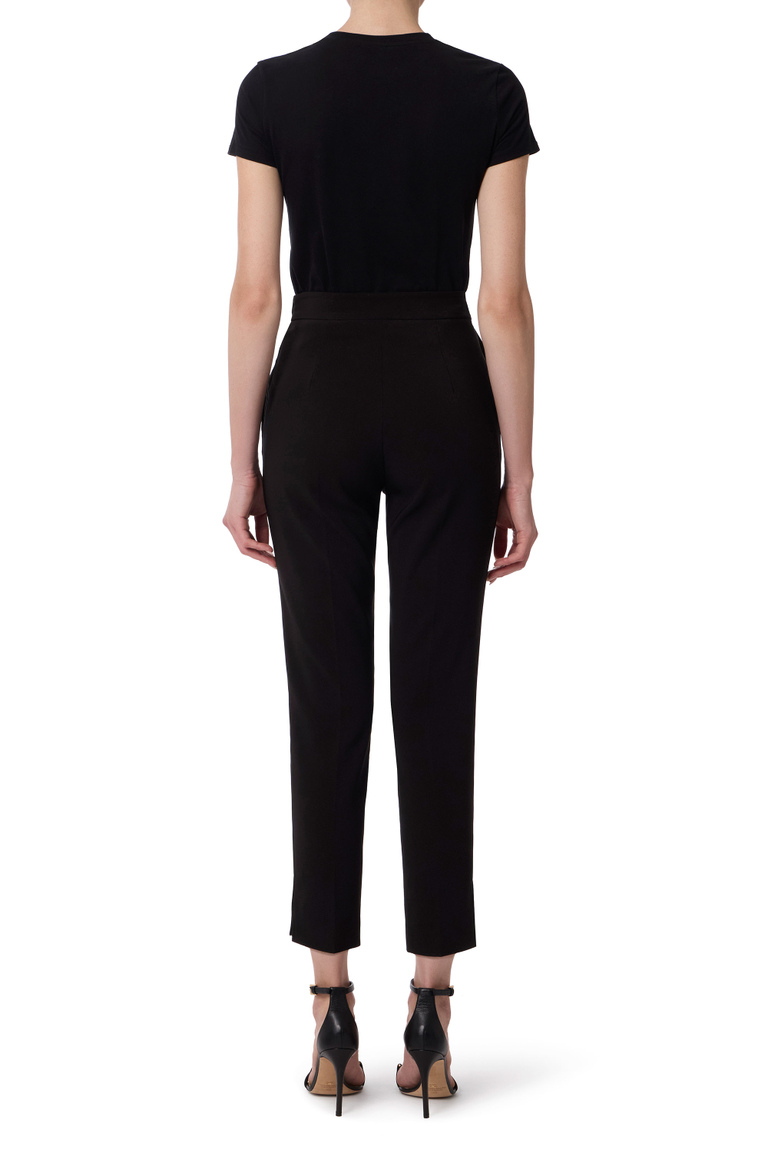 T-shirt with necklace detail - T-shirts | Elisabetta Franchi® Outlet