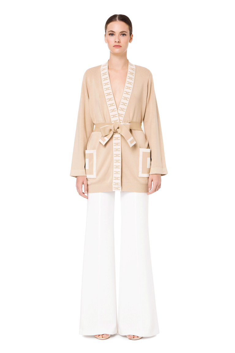 Kimono-Cardigan Elisabetta Franchi - Topwear | Elisabetta Franchi® Outlet
