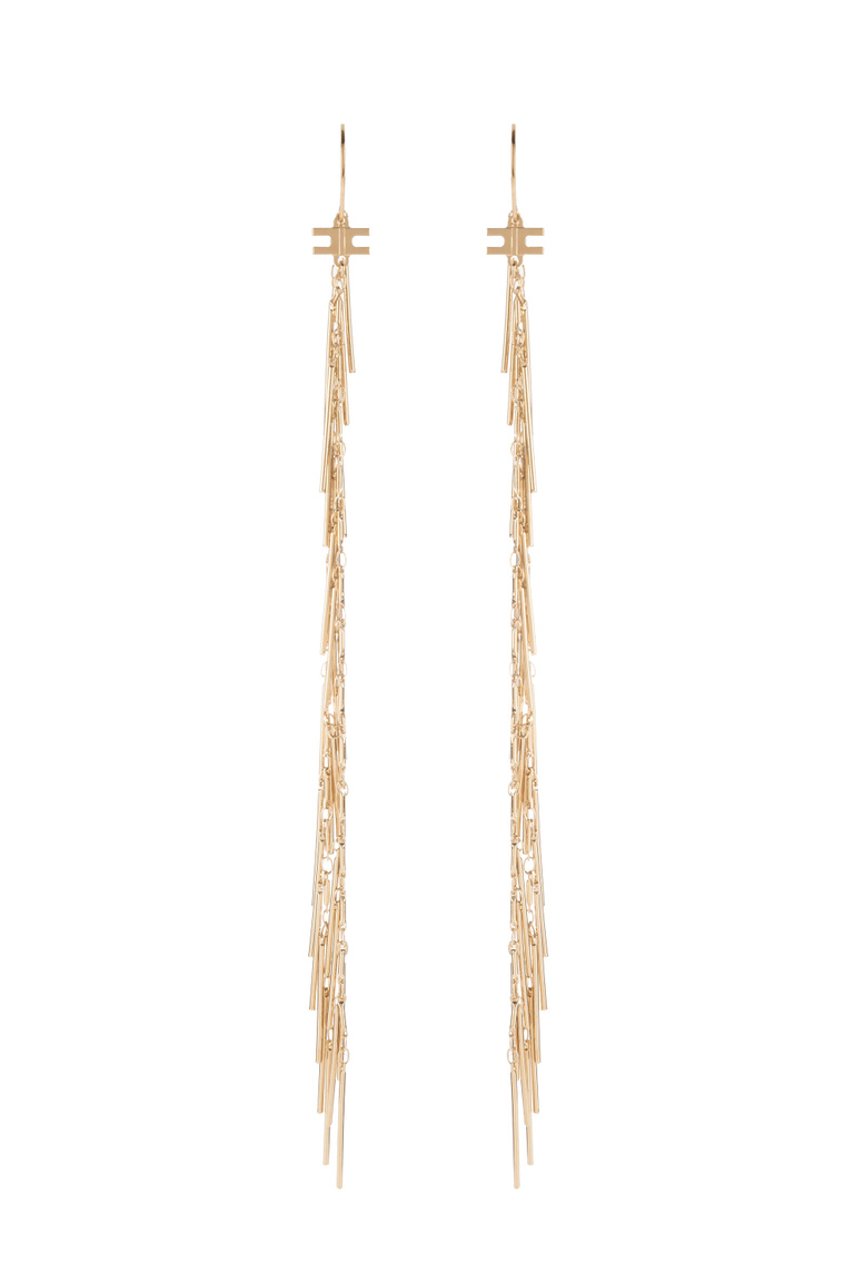 Boucles d'oreilles pendentifs avec chaînes - Bijoux | Elisabetta Franchi® Outlet