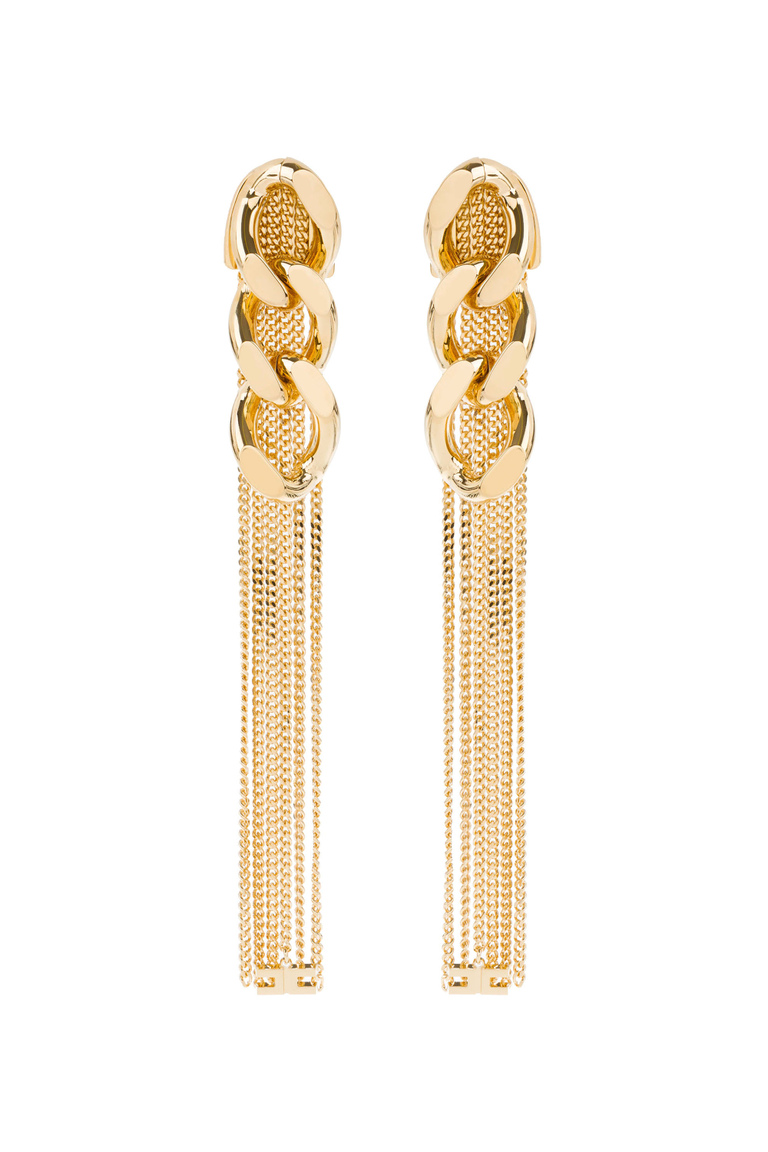 Boucles d'oreilles pendentifs avec chaîne légère - Bijoux | Elisabetta Franchi® Outlet