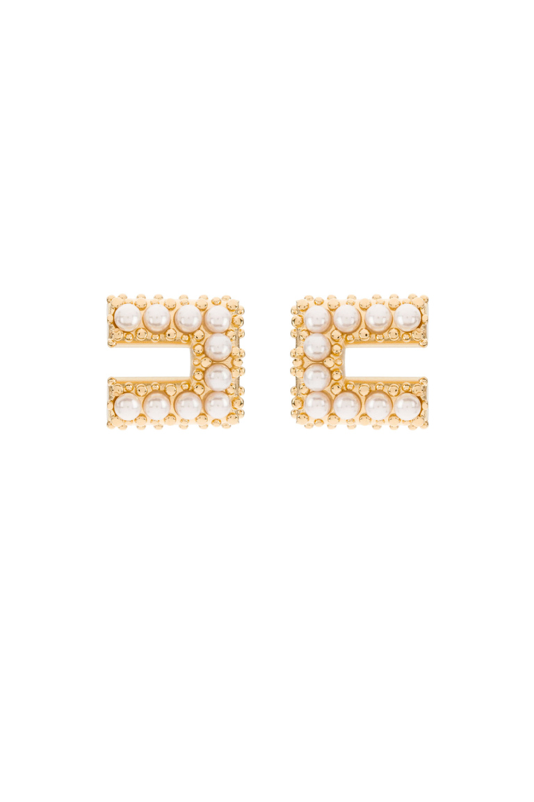 Boucles d’oreilles avec perles par Elisabetta Franchi - Accessoires | Elisabetta Franchi® Outlet
