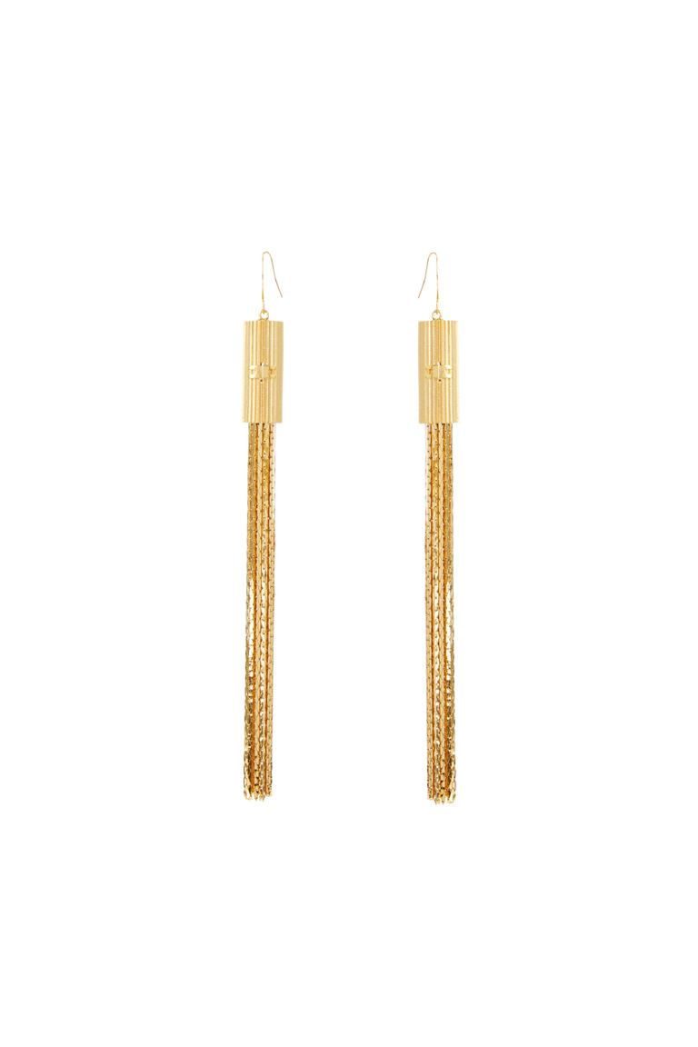 Boucles d’oreilles pendentifs avec logo - Accessoires | Elisabetta Franchi® Outlet