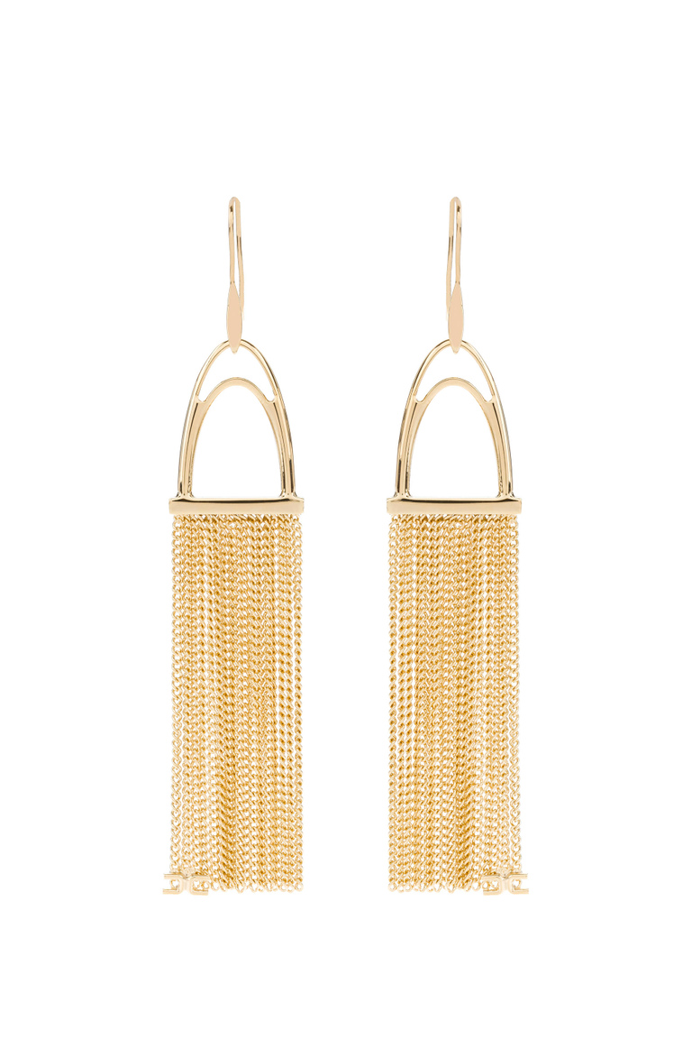Earrings with logo by Elisabetta Franchi - Accessories | Elisabetta Franchi® Outlet