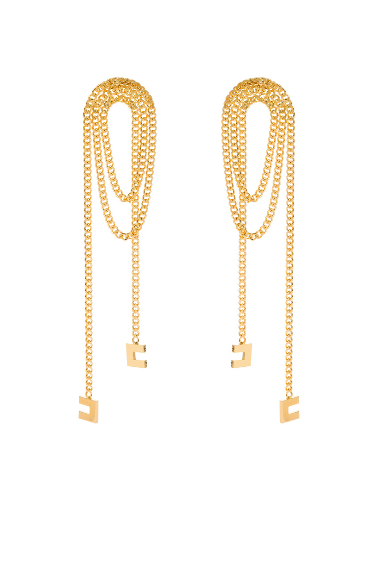 Pendant chain earrings - Accessories | Elisabetta Franchi® Outlet