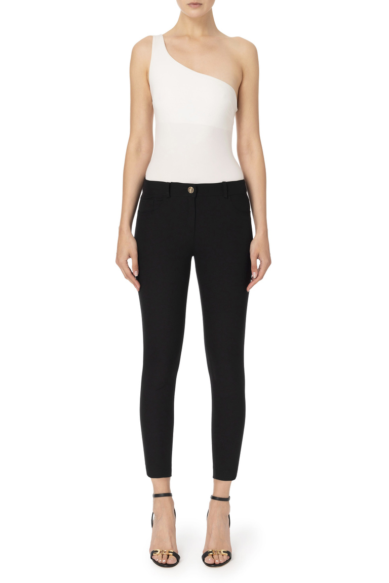 Pantalon skinny à cinq poches - Pantalon | Elisabetta Franchi® Outlet