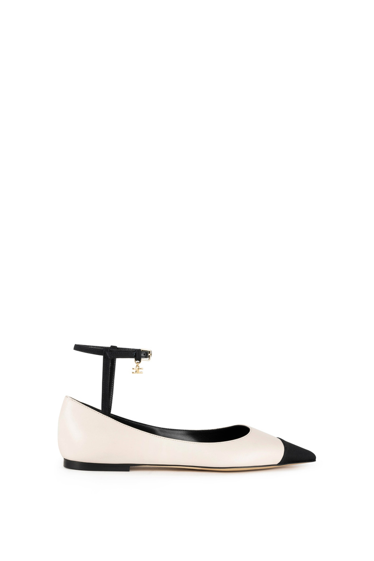 Ballerines en cuir nappa - Chaussures | Elisabetta Franchi® Outlet