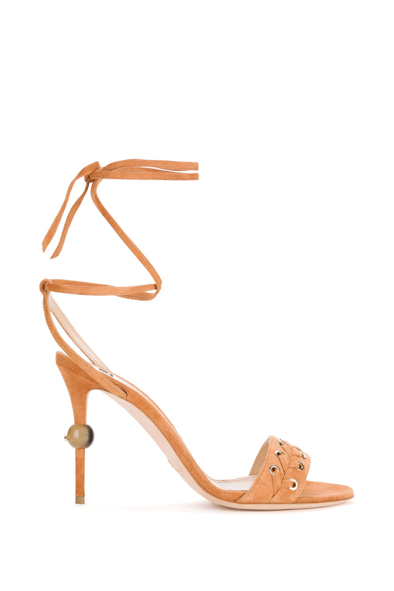 Sandal with turtle-effect ball - Shoes | Elisabetta Franchi® Outlet