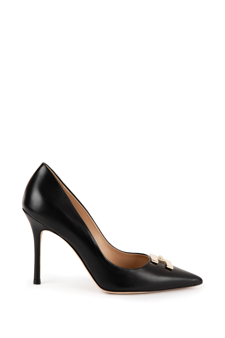Pumps on thin heel h95 mm - Shoes | Elisabetta Franchi® Outlet