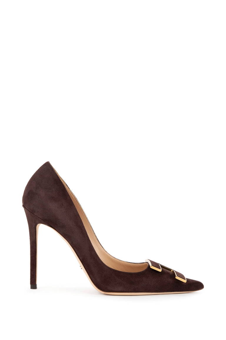 Pumps on thin heel h105 mm - Shoes | Elisabetta Franchi® Outlet