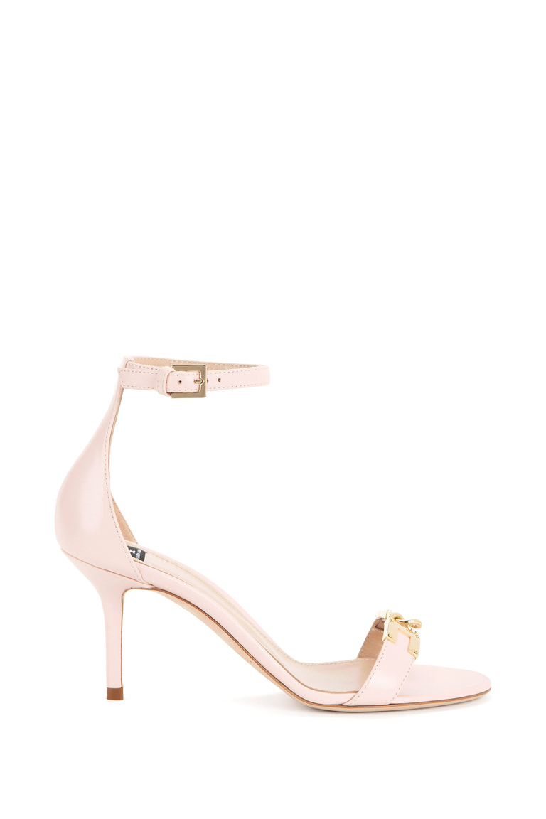 Thin heel sandal h70 mm - Shoes | Elisabetta Franchi® Outlet