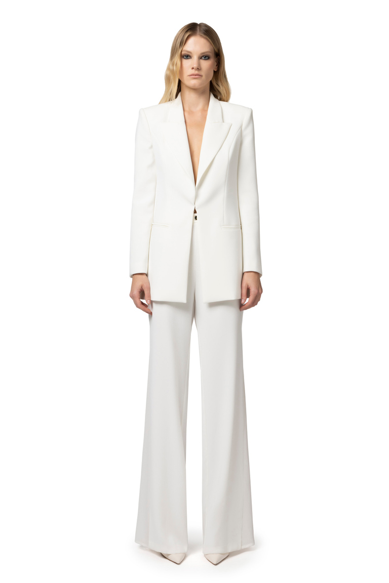 Tailleur giacca e pantalone in crêpe - Tute | Elisabetta Franchi® Outlet