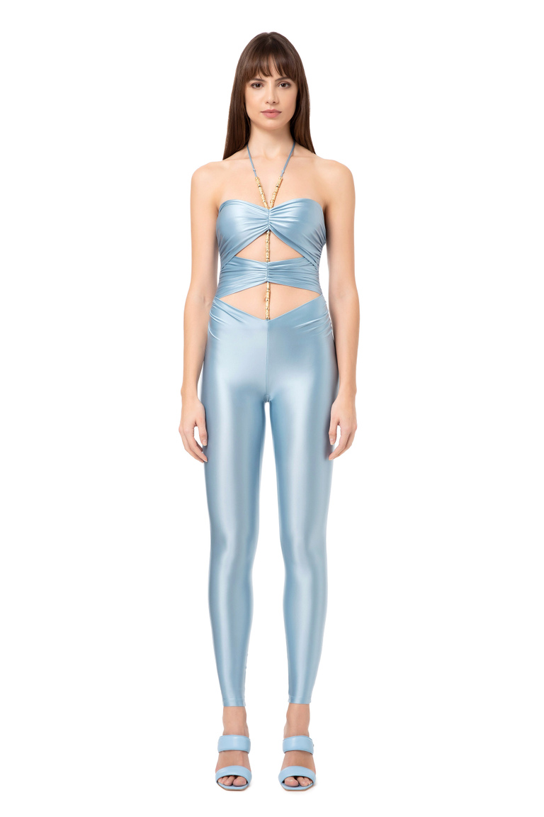 Jumpsuit with tight leggings - Jumpsuits | Elisabetta Franchi® Outlet