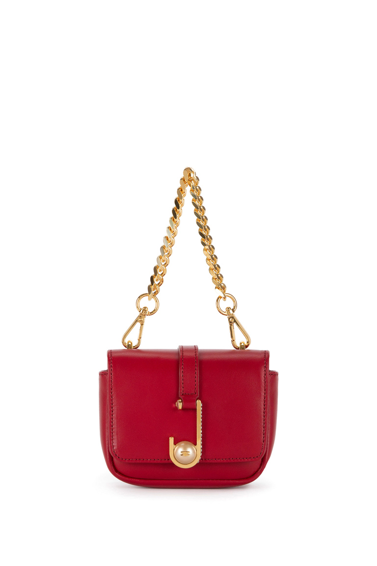Genuine leather purse - Purses | Elisabetta Franchi® Outlet