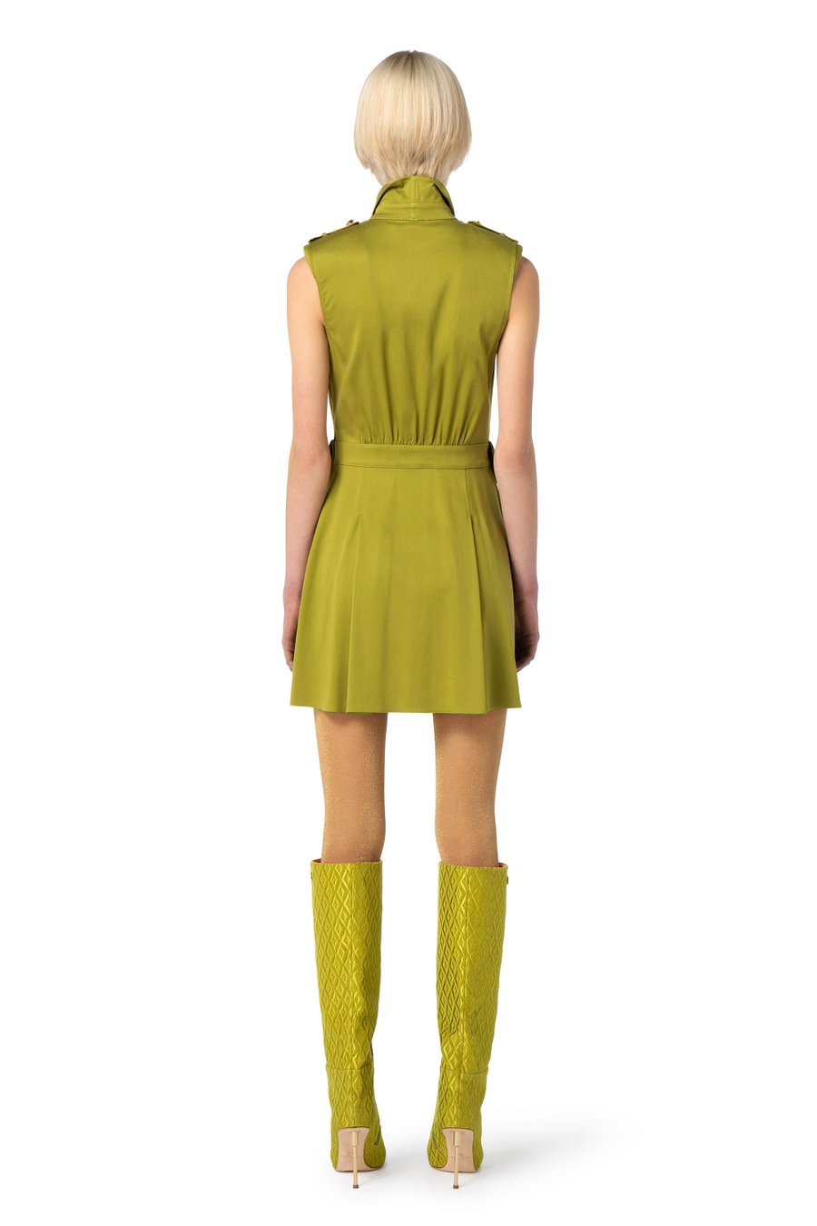 Miniabito in raso lyocell - Elisabetta Franchi® Outlet